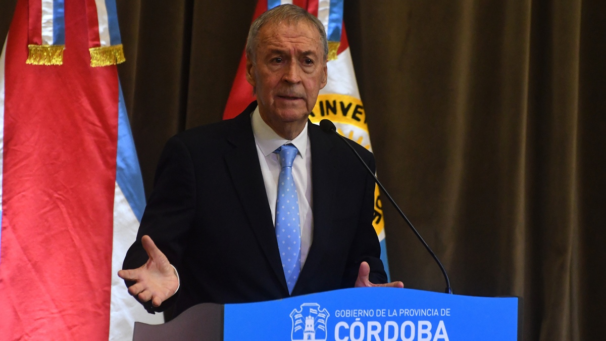 Actual gobernador de la provincia Juan Schiaretti Foto Lescano Laura