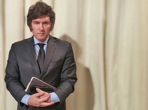 Javier Milei, candidato presidencial de La Libertad Avanza. 