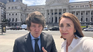 Javier Milei y Victoria Villarroel. 