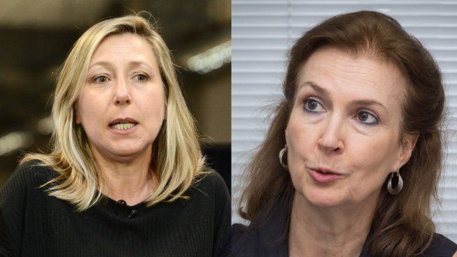 Myriam Bregman y Diana Mondino.
