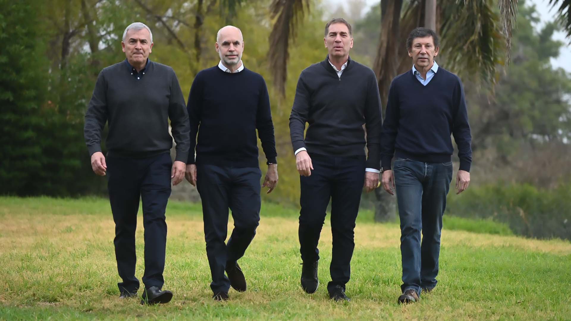 Gustavo Posse será el candidato a vicegobernador de Diego Santilli. En la presentación estuvieron Horacio Rodríguez Larreta y Gerardo Morales 