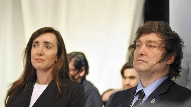 Javier Milei y Victoria Villarruel, candidatos presidenciales de La Libertad Avanza. 