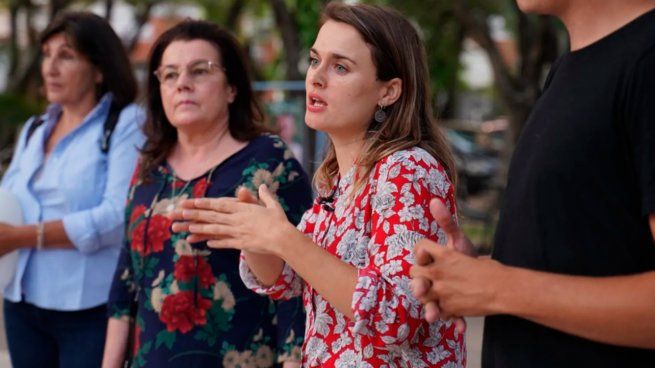Catalina Riganti, concejal de San Isidro. 