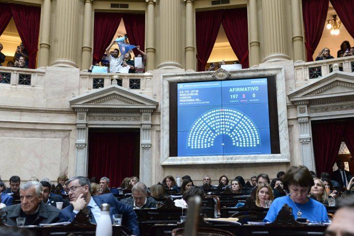 Acompañantes terapéuticos celebraron la media sanción de la ley que profesionaliza su especialidad.