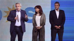 La última vez que Alberto Fernández, Cristina Fernández de Kirchner y Sergio Massa se mostraron juntos fue en 2022. 