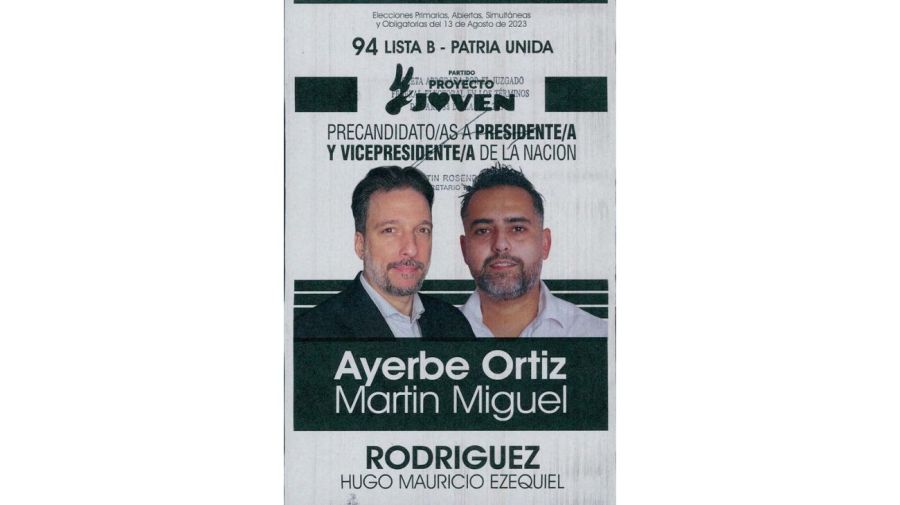 Boleta de Proyecto Joven - Ayerbe Ortiz