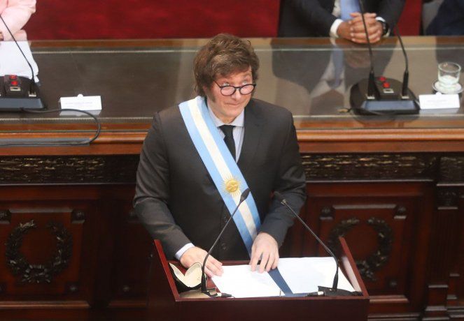 Al inaugurar las sesiones ordinarias Javier Milei anunció su programa anticasta. 