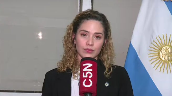 La diputada libertaria, Lourdes Arrieta.