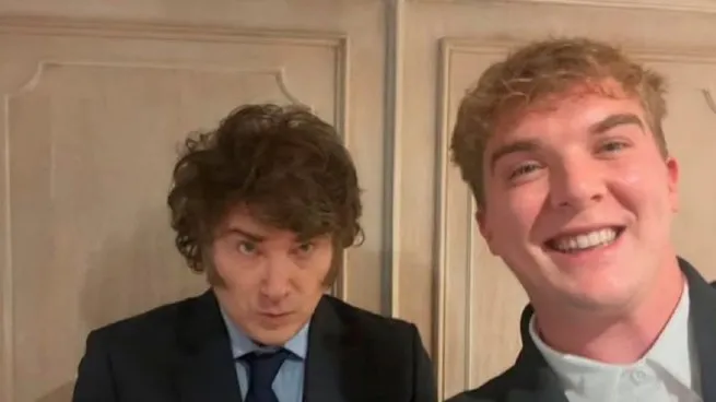 Javier Milei junto a Hayden Davis, el desarrollador de $LIBRA.