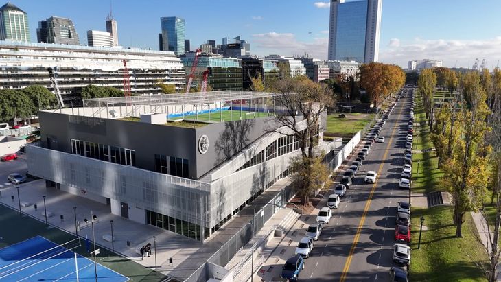 El nuevo centro deportivo del Nacional Buenos Aires, en Puerto Madero.