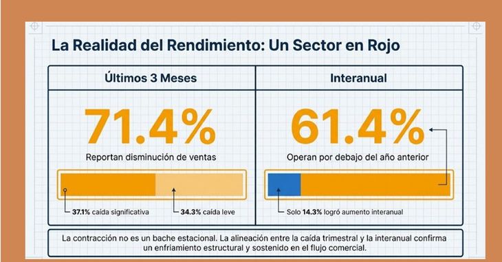 El PDF que circuló en una reunión de la cámara de ferreteros CAFARA.